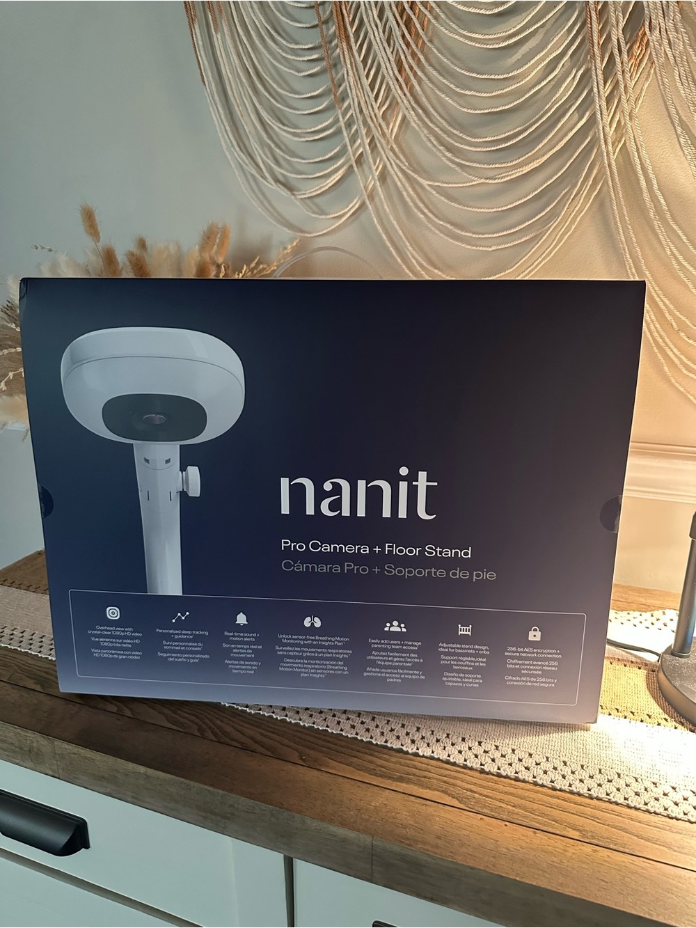 Nanit Pro Camera + Floor Stand - White